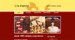 Desktop Screenshot of cateringlaimperial.com.ar