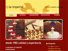 Tablet Screenshot of cateringlaimperial.com.ar